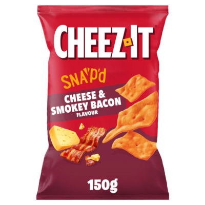 Cheese & Smokey Bacon flavour Thin & Crispy Baked Snacks 150g thumbnail 2