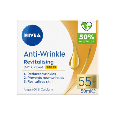 Face Anti-Wrinkle + Revitalising Day Cream 55+ 50ml thumbnail 2