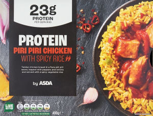 Protein Piri Piri Chicken with Spicy Rice 400g