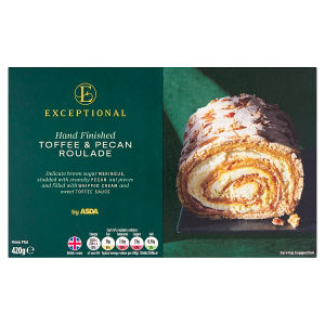 Hand Finished Toffee & Pecan Roulade 420g thumbnail 2