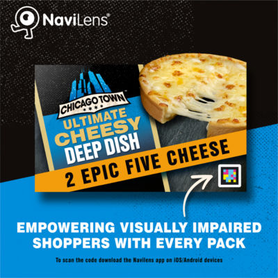 Ultimate Cheesy Deep Dish Epic Five Cheese on a Cheesy Sauce Pizza 2 x 164 (328g) thumbnail 3