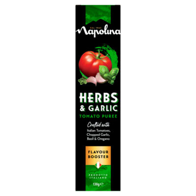 Herbs & Garlic Tomato Puree 130g thumbnail 2