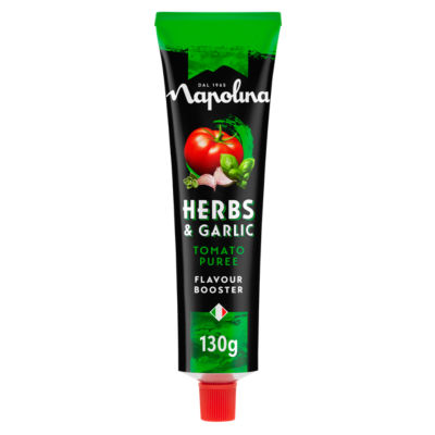 Herbs & Garlic Tomato Puree 130g thumbnail 3