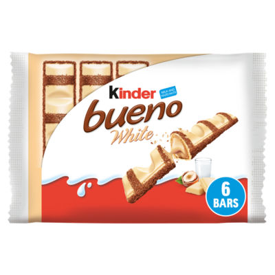 Bueno White Milk and Hazelnuts Bueno Bars 3 x 39g thumbnail 2