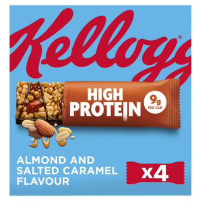 High Protein Almond and Salted Caramel Flavour snack bars 4x35g thumbnail 2