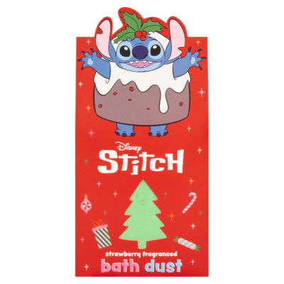 Stitch Strawberry Fragranced Bath Dust 30g