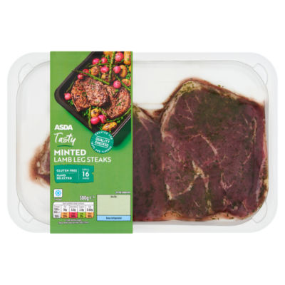 Tasty Minted Lamb Leg Steaks 300g thumbnail 2