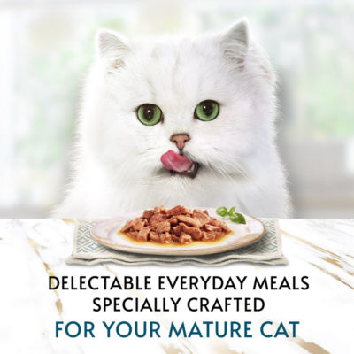 GOURMET Perle Juicy Mini Fillets in Gravy 7+  (Chicken, Salmon) Wet Cat Food 40x85g thumbnail 3