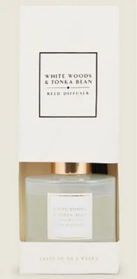 Classic White Woods and Tonka Bean Reed Diffuser thumbnail 2