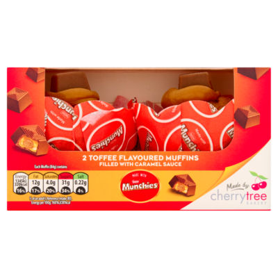 Toffee Flavoured Muffins Made With Nestlé Munchies Twin Pack