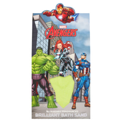 Avengers Blueberry Fragranced Brilliant Bath Sand 30g