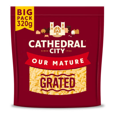 Grated Mature Cheddar Cheese 320g thumbnail 2