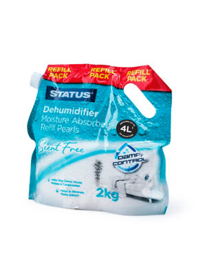 2Kg Dehumidifier Moisture Absorber Refill Pearls - Scent Free