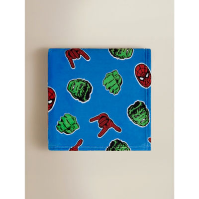 Marvel Hulk Navy Fleece Blanket