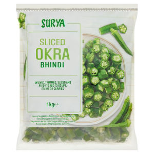 Sliced Okra Bhindi 1kg thumbnail 2