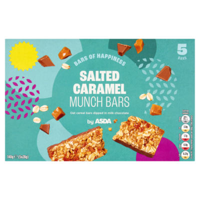 Salted Caramel Munch Bars (5 x 28g) 140g