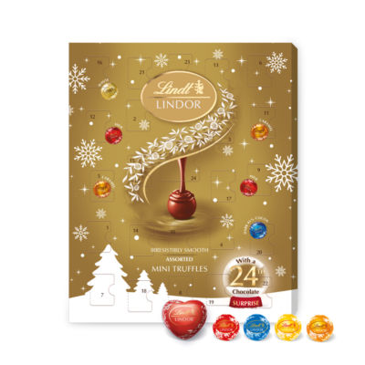 Lindor Assorted Mini Chocolate Advent Calendar 117g