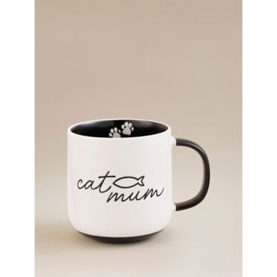 Black & White Cat Mum Mug thumbnail 2