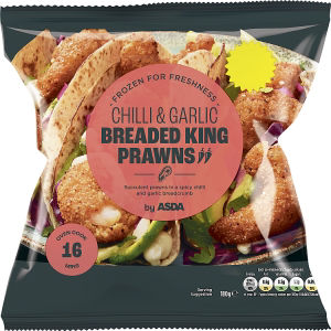 Chilli & Garlic Breaded King Prawns 180g thumbnail 2
