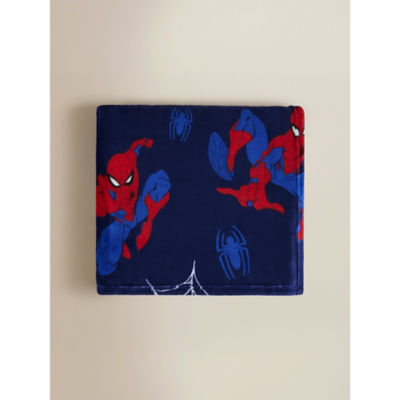 Marvel Navy Spider-Man Fleece Blanket
