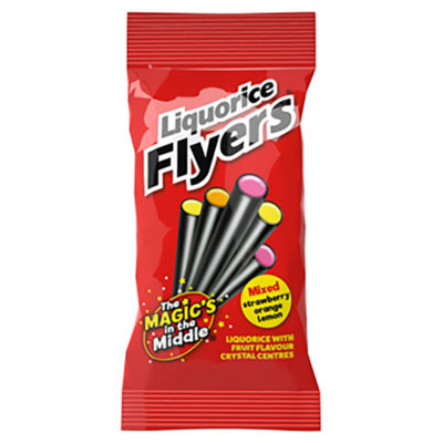 Liquorice with Fruit Flavour Crystal Centres 75g