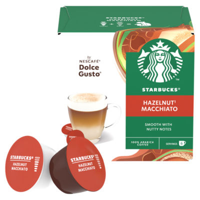 Starbucks® Hazelnut Macchiato By Nescafé , Coffee Pods x12 (6 Servings) thumbnail 3