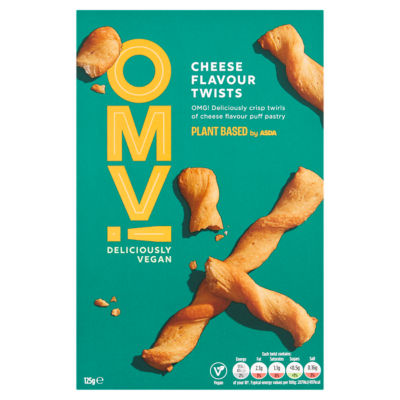 OMV! Plant Based by Cheese Flavour Twists 125g