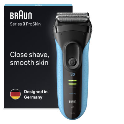 Series 3 ProSkin 3040s Wet & Dry Black/Blue Electric Shaver