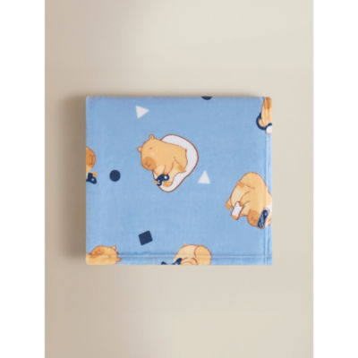 Blue Capybara Gaming Fleece Blanket thumbnail 2
