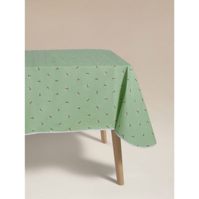 White Bee Wipeclean Tablecloth thumbnail 2