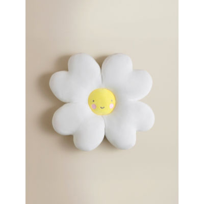 White Daisy-Shaped Cushion thumbnail 2
