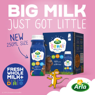 Big Milk Fresh Whole Milk Vitamin Enriched for Kids 4x250ml thumbnail 3