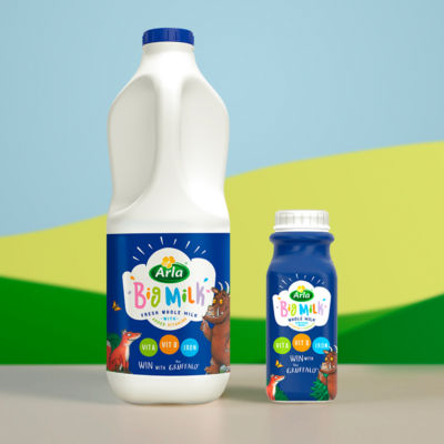 Big Milk Fresh Whole Milk Vitamin Enriched for Kids 4x250ml thumbnail 4