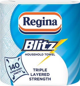 Regina Blitz Kitchen Roll 140 Supersized Sheets 2 Roll