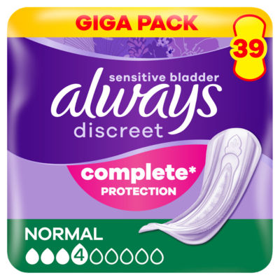 Incontinence Pads Women Normal 39 Count