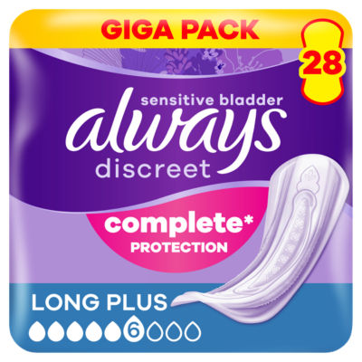 Incontinence Pads Women Long Plus 28 Count