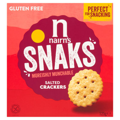 Snaks Moreishly Munchable Salted Crackers 125g thumbnail 2