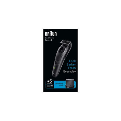Beard Trimmer Series 5, +2 Styling Tools, 20 Lengths, Sharp Blade, BT5500 thumbnail 3