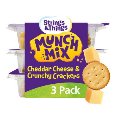 Munch Mix Cheddar Cheese & Crunchy Crackers 90g (3 x 30g) thumbnail 2