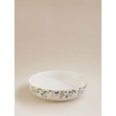 White Butterfly Pasta Bowl