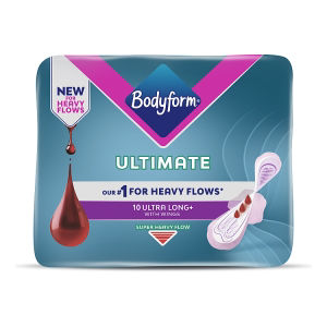 Ultimate Ultra Long Sanitary Towels Wings 10 pack