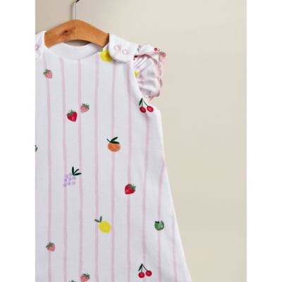 Mixed Fruits Cotton Summer Sleeping Bag 1 Tog 6-18 Months thumbnail 4