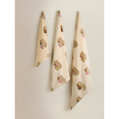 Capybara Printed Cotton Bath Towel thumbnail 2