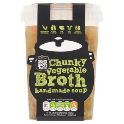 Chunky Vegetable Broth Handmade Soup 500g thumbnail 2