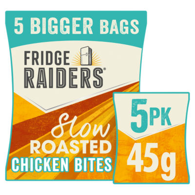 Slow Roasted Chicken Snack Bites Bigger Bags 5 x 45g thumbnail 2
