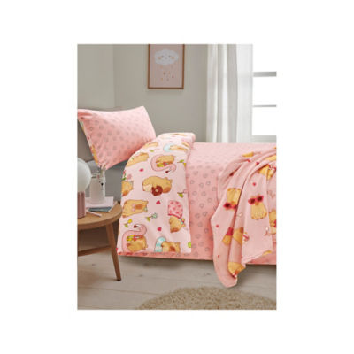 Pink Capybara Reversible Duvet Set Single thumbnail 3