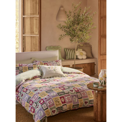 Garden Bloom Seeds Reversible Duvet Set Double