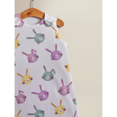Bunnies Cotton Summer Sleeping Bag 1 Tog 18-36 Months thumbnail 4