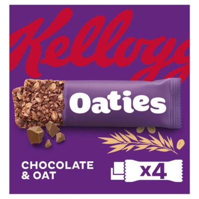 Oaties Chocolate & Oat snack bars 4x40g