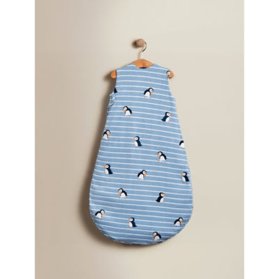 Blue Puffin Tufted Cotton Summer Sleeping Bag 1 Tog 0-6 Months thumbnail 3